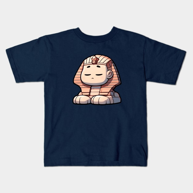 ChibiSphinx: The Great Sphinx of Giza Kids T-Shirt by 3coo